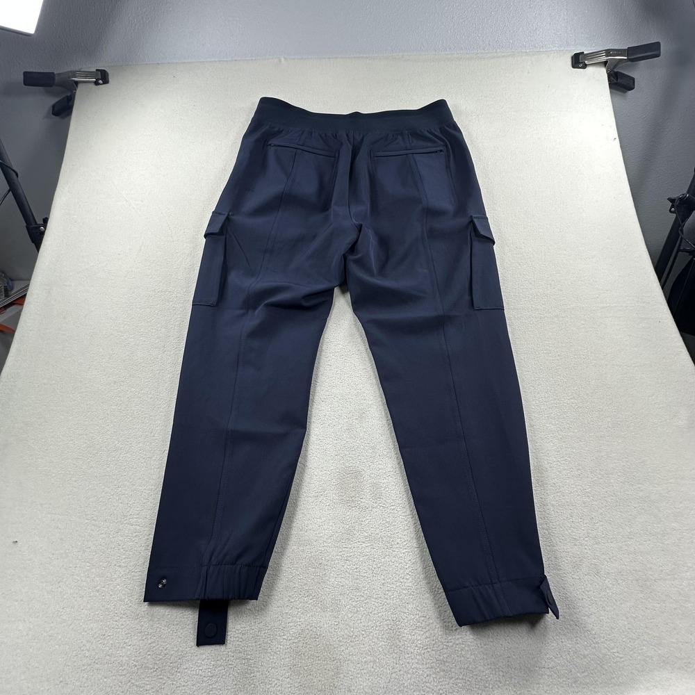 Athleta Pants Womens 14 Petite Navy Endless High Rise Cargo Pull On Stretch - Picture 3 of 13
